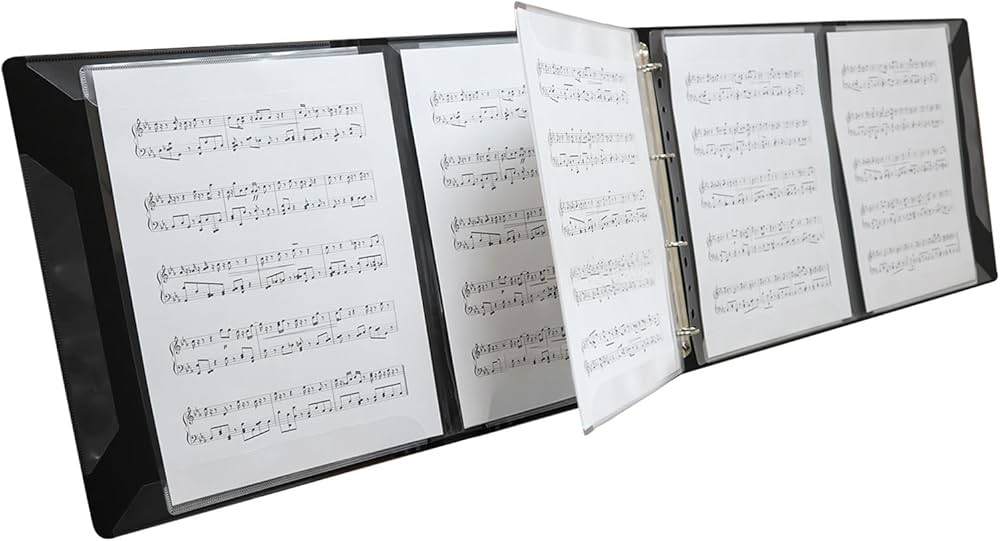 Amazon.co.jp: YOHAC 楽譜ファイル 4面 書き込める 【プロのピアニスト