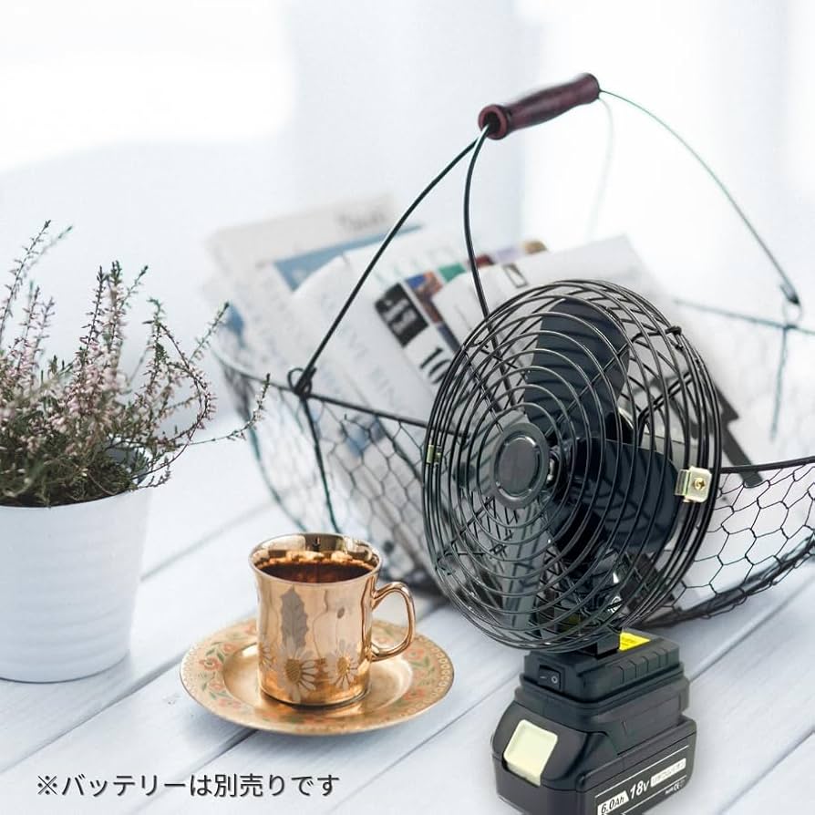 Amazon | マキタ互換品 充電式 扇風機 卓上 ファン 静音 小型 キャンプ