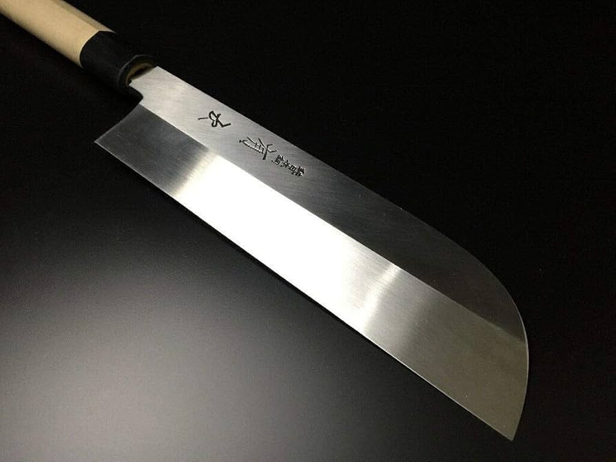 Amazon | 有次 包丁 本焼 鎌薄刃 210 mm 白鋼2 築地 ARITSUGU 柄 名