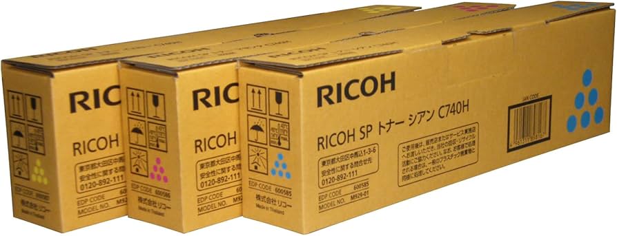 Amazon.co.jp: RICOH SP トナーカートリッジ （C/M/Y）C740H 3色セット