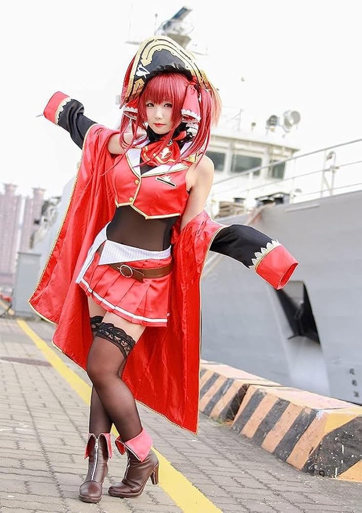 Amazon.co.jp: [Mange] かつら付き バーチャルYouTuber 宝鐘マリン