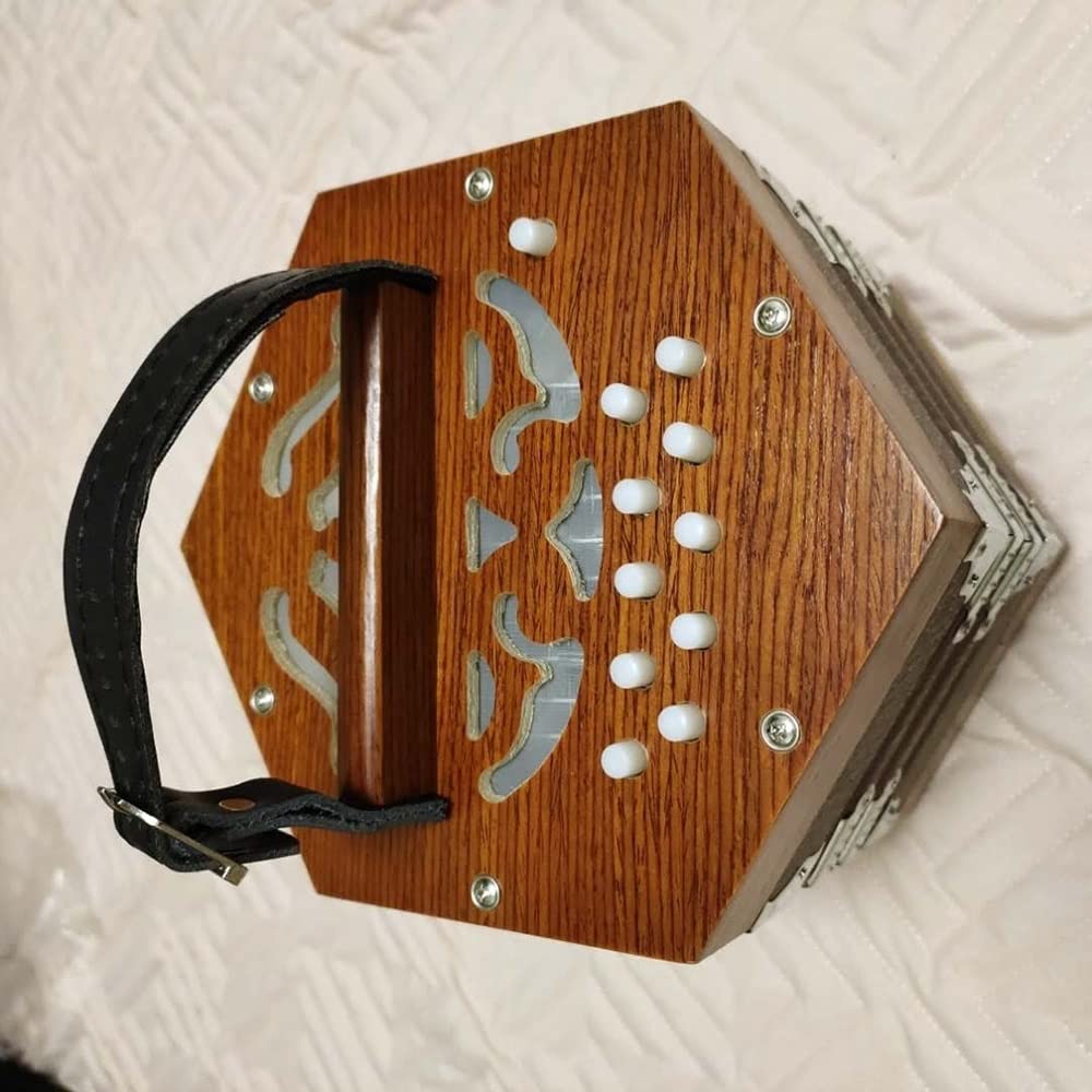 メーカー不明 楽器 コンサーティーナ 20ボタン ビンテージ イタリア製