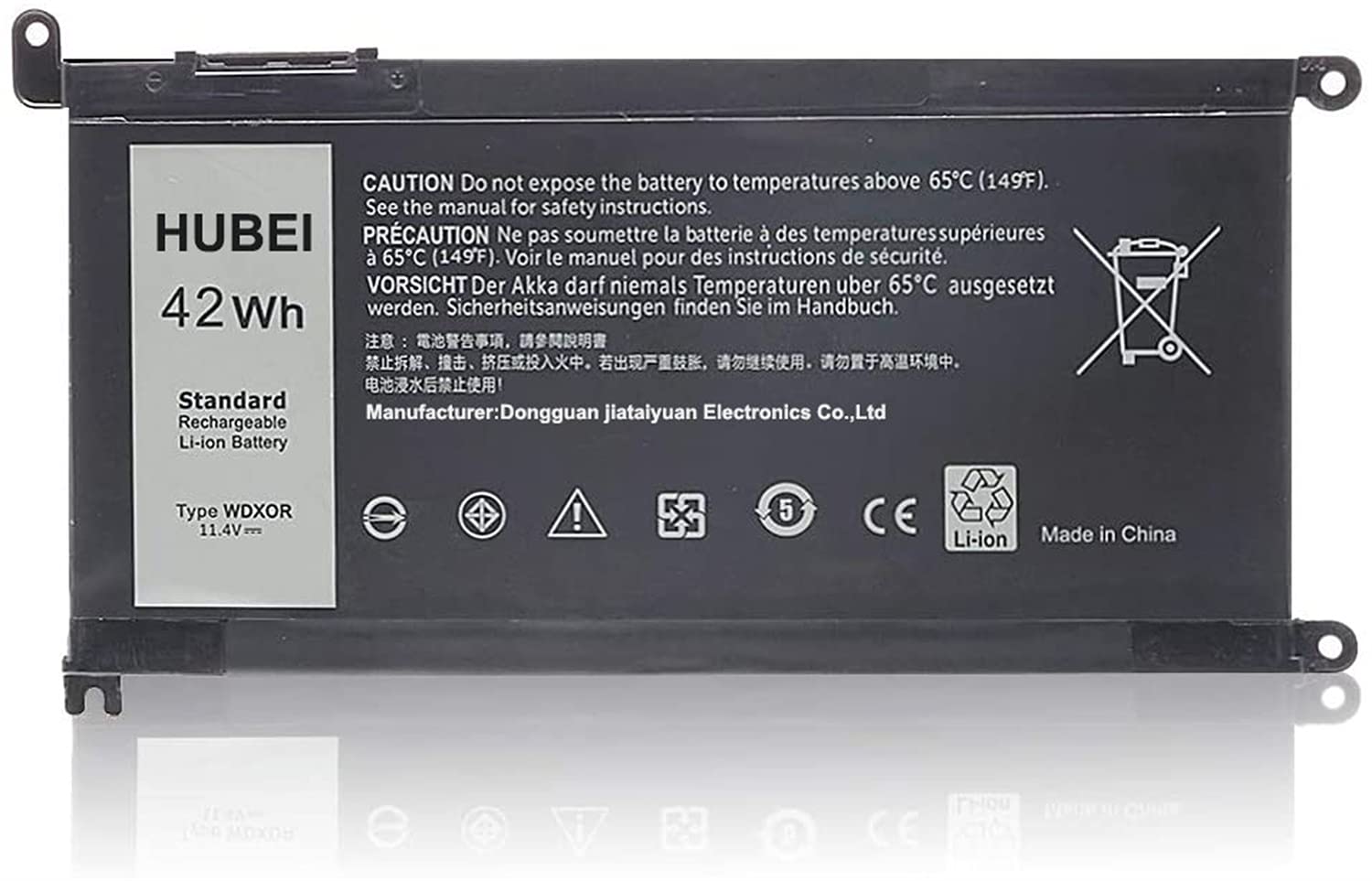 Amazon.com: WDX0R WDXOR Laptop Battery Replacement for Dell