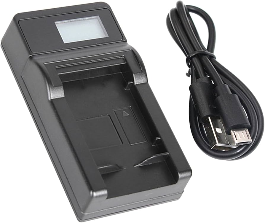 Amazon.com : LCD Micro USB Battery Charger for Panasonic Lumix DMC