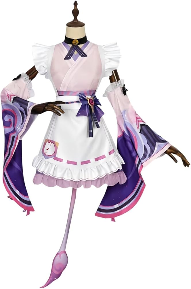 Amazon.co.jp: [DOKITOKI] 夢見月瑞希 コスプレ 衣装 原神 和服 髪飾り