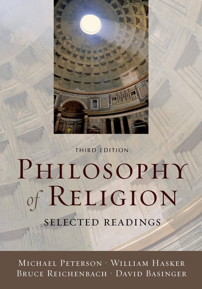 Amazon.com: Philosophy of Religion: Selected Readings