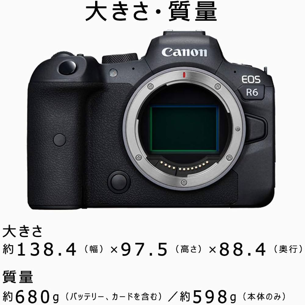 Amazon | Canon ミラーレス一眼カメラ EOS R6 RF24-105 IS STM レンズ