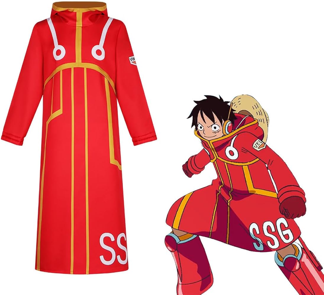 Amazon.co.jp: [HMONES] ルフィ コスプレ衣装 ワンピース エッグヘッド