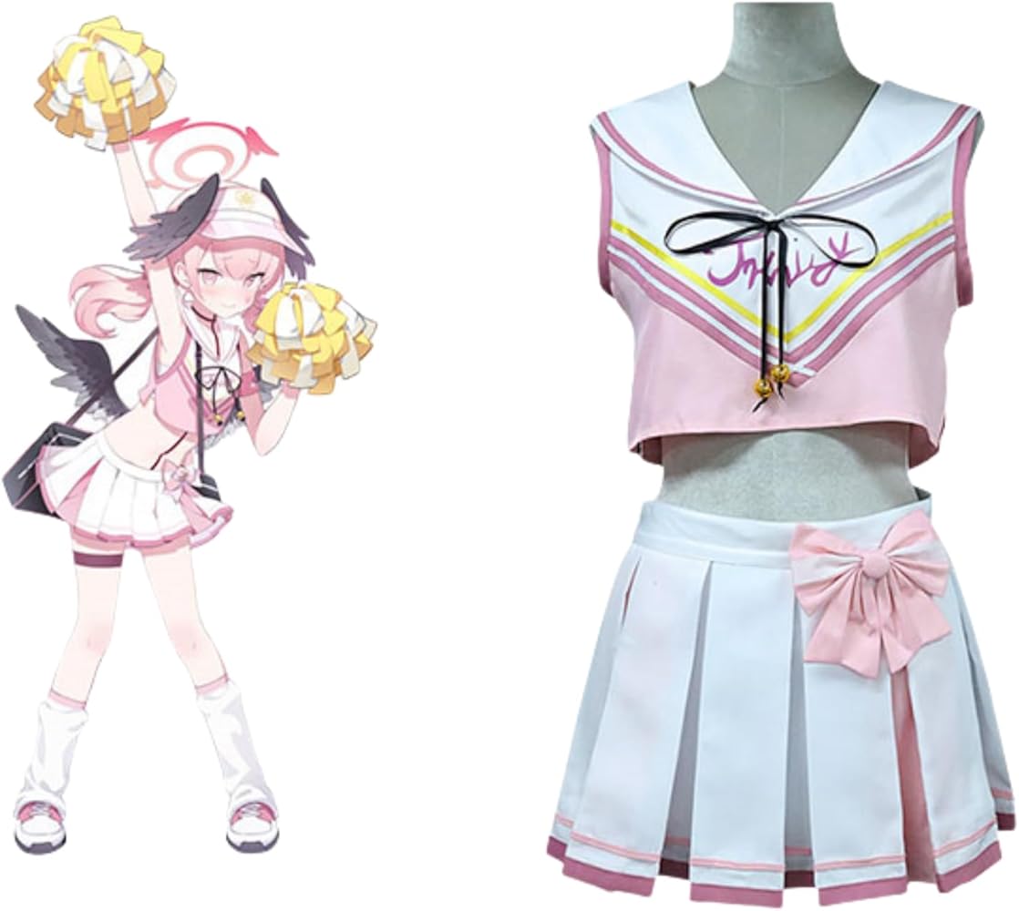 Amazon.co.jp: ブルーアーカイブ チアリーダー 下江コハル コスプレ