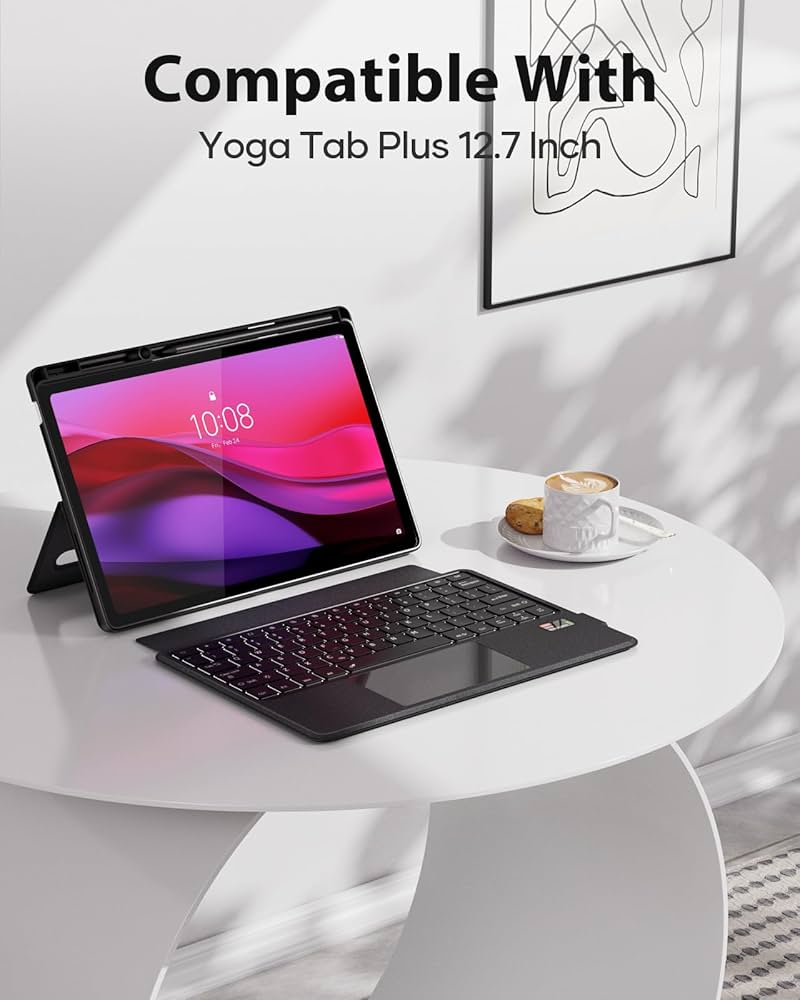 Amazon.com: Doohoeek New Keyboard Folio w/Status Screen for Lenovo