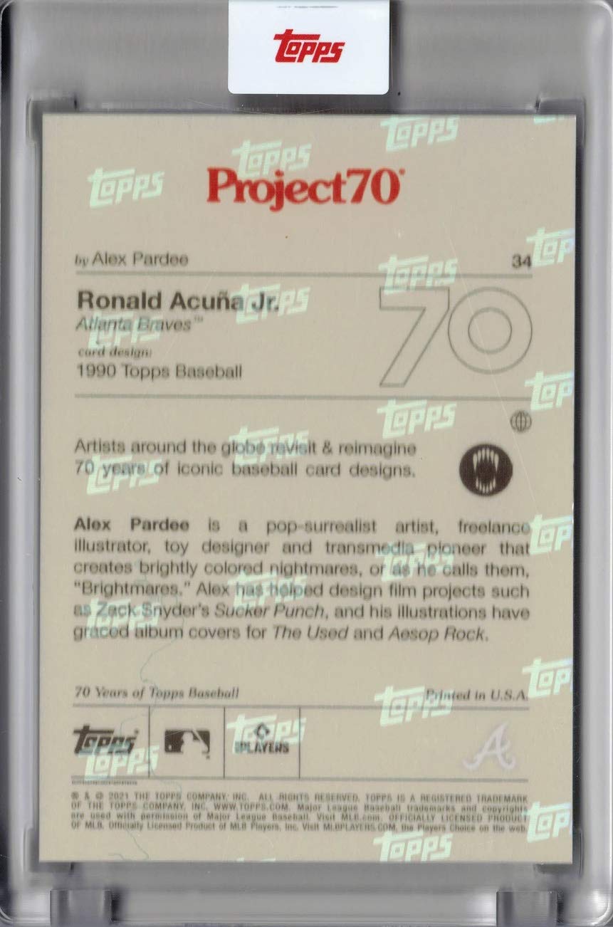 Amazon.com: 2021 Topps Project 70 Baseball Card #34 1990 Ronald