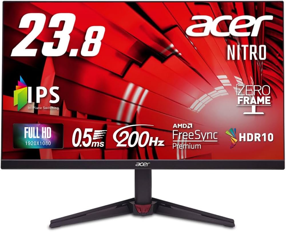 Amazon.co.jp: Acer ゲーミングモニター 23.8インチ IPS フルHD 非光沢