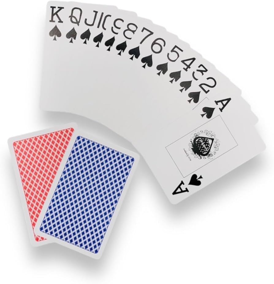Amazon.co.jp: W&Berry プラスチックトランプ ブリッジサイズ ジャンボ