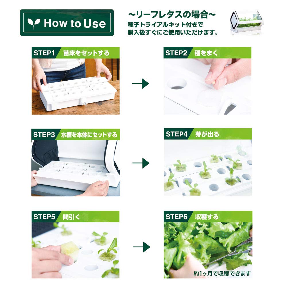 Amazon.co.jp: 沖縄セルラー 水耕栽培 スマホ連動 LEDライト やさい