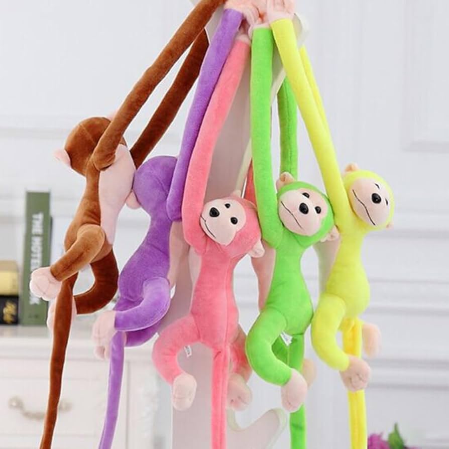 Amazon.co.jp: [tqqem] カーテンタッセル ぬいぐるみ風 手長サルの親子