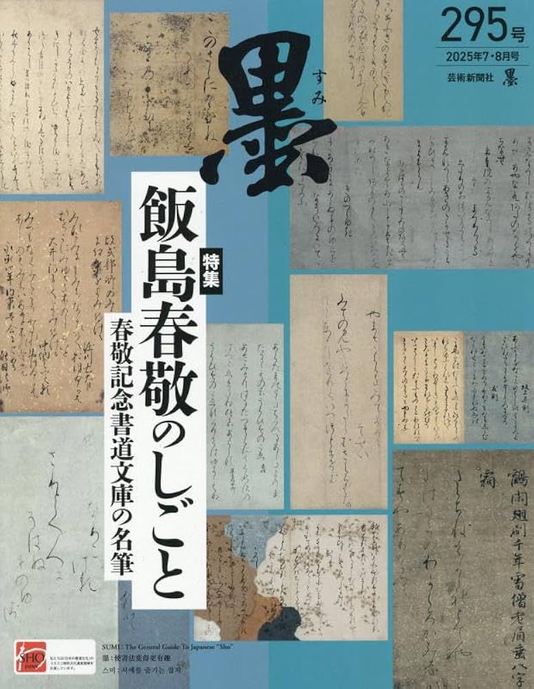 墨 2025年8月号 No.295: 飯島春敬のしごと (08号) |本 | 通販 | Amazon