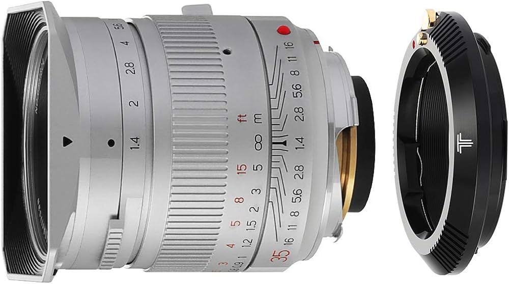 Amazon.co.jp: TTArtisan 35mm f/1.4 ASPH ライカM シルバー + L