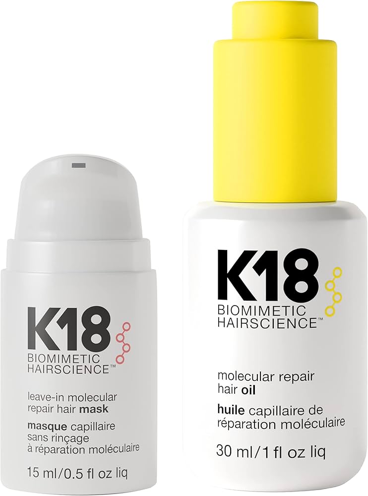Amazon.com: K18 Repair Bundle - Leave-In Repair Hair Mask, 4