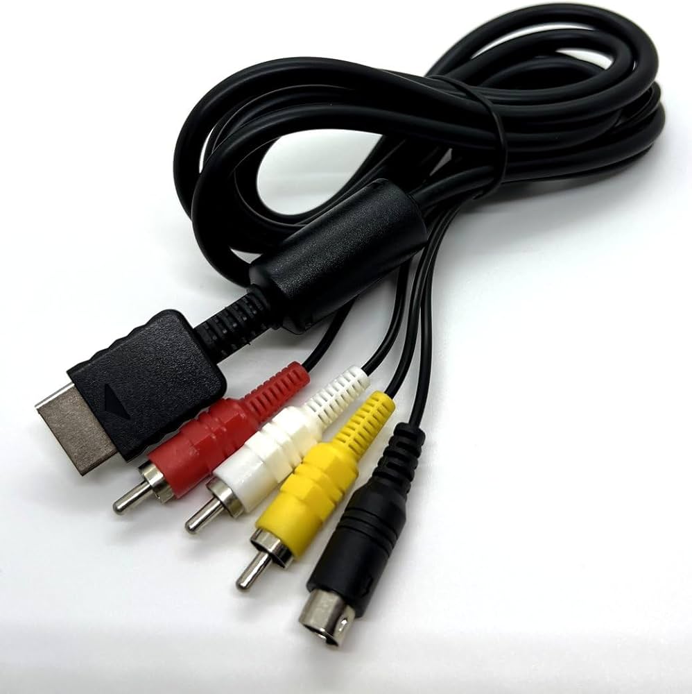 Amazon | PS123用 S端子付きAVケーブル | プレイステーション2