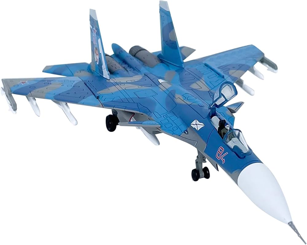 Amazon.co.jp: 1/100スケール ロシア海軍 Su-33 戦闘機 合金モデル