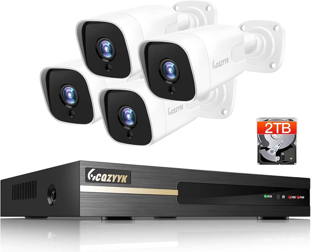 Amazon.co.jp: 【500万画素・双方向通話】CQZYYK poe防犯カメラ 防犯