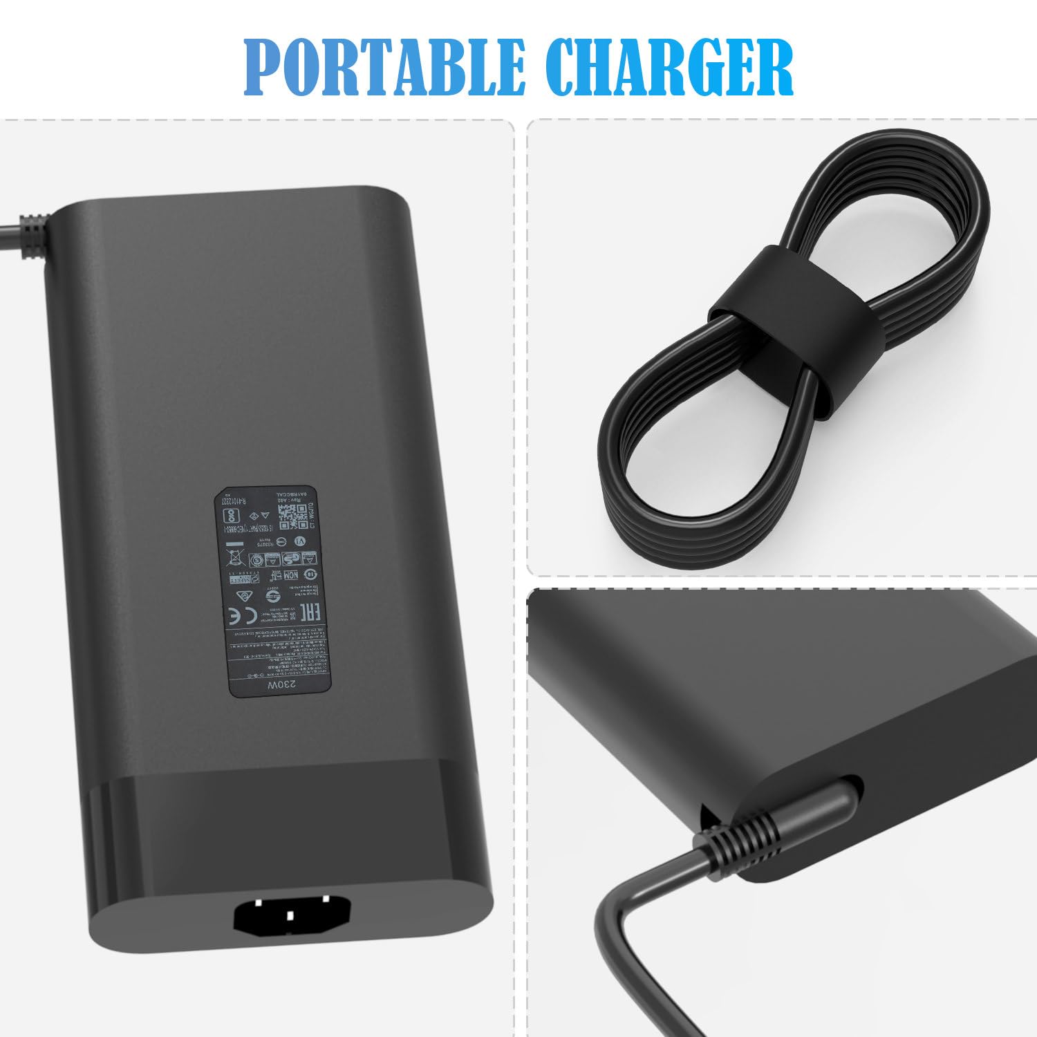 Amazon.co.jp: スリム230W AC充電器アダプターとの互換性HP Omen X 2S