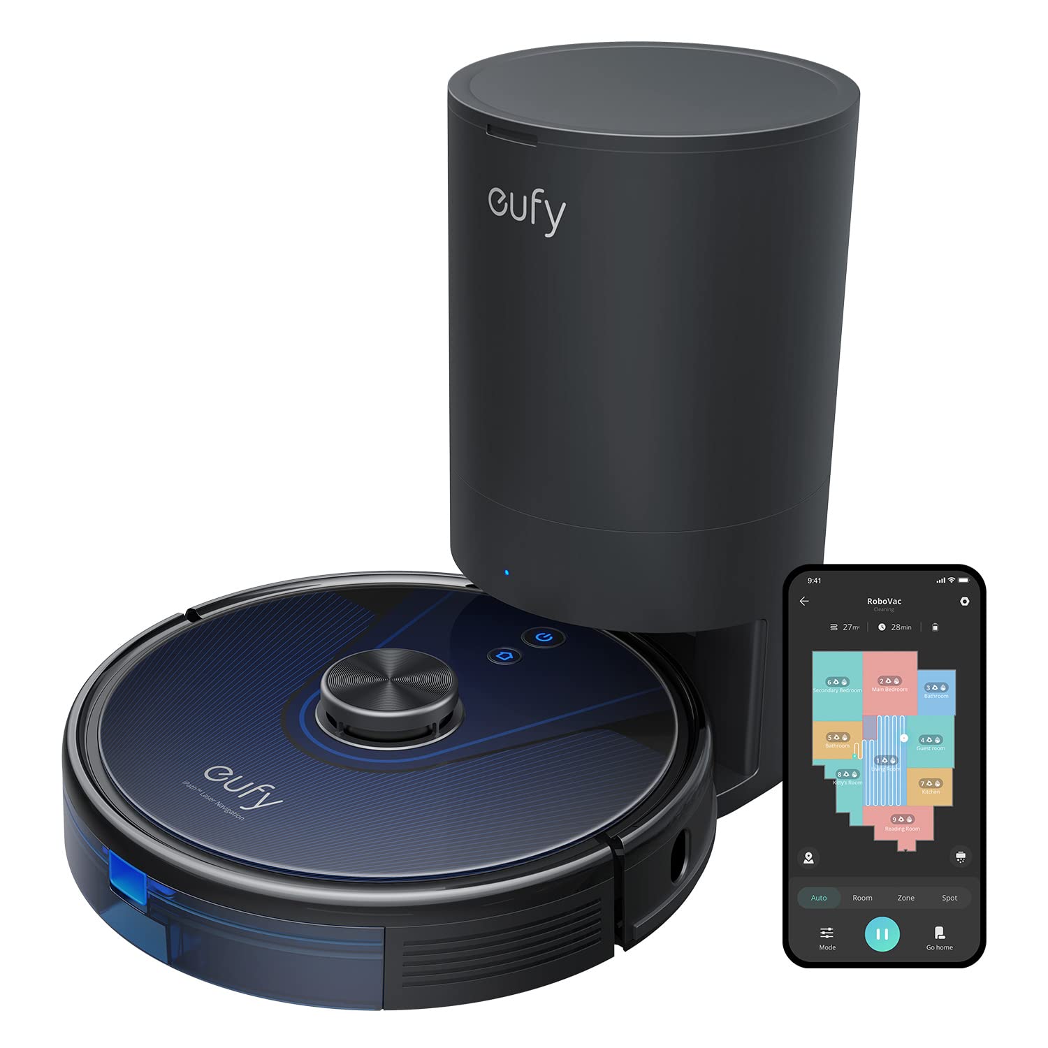 eufy Clean by Anker L35 Hybrid+ Robot Süpürge ve Paspas, Kendini