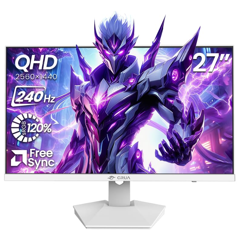 Amazon.co.jp: CRUA ゲーミングモニター 27インチ PC モニター 240Hz