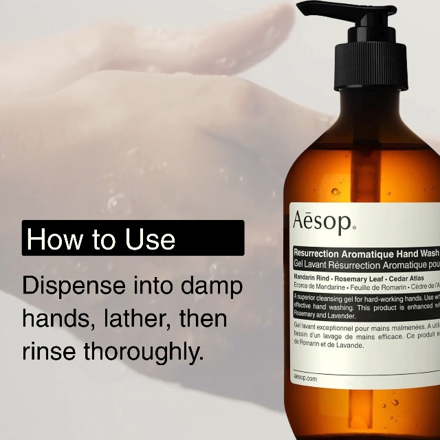 Amazon.com : Aesop Resurrection Nourishing Hand Wash | Gentle
