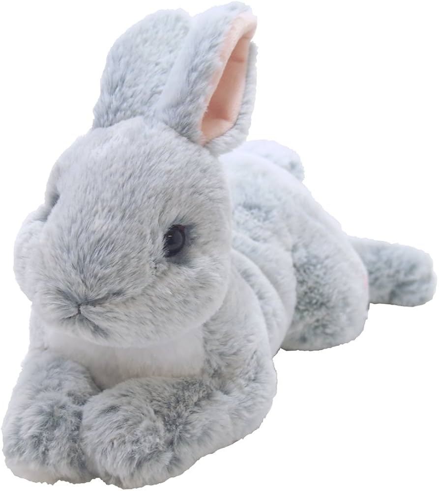 Amazon.co.jp: ひざうさぎ ぬいぐるみ グレー S P-3772 : 産業・研究