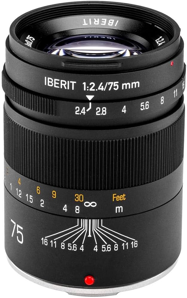 レンズ(単焦点) HandeVision IBERIT 75mm f/2.4 for SONY E Amazon.co