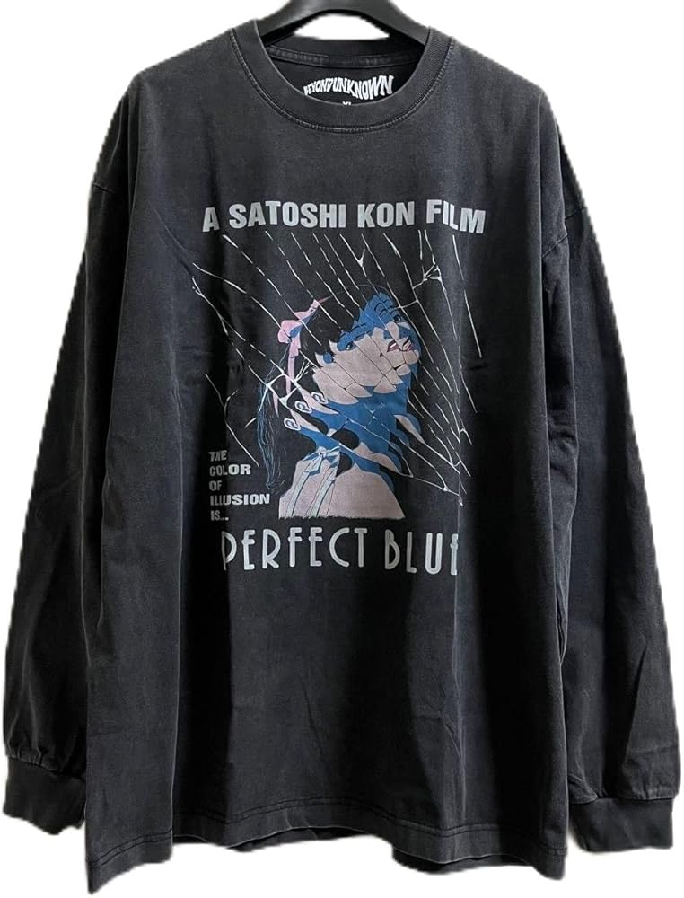 Amazon | アニメ映画 PERFECT BLUE ロングTシャツ パーフェクトブルー