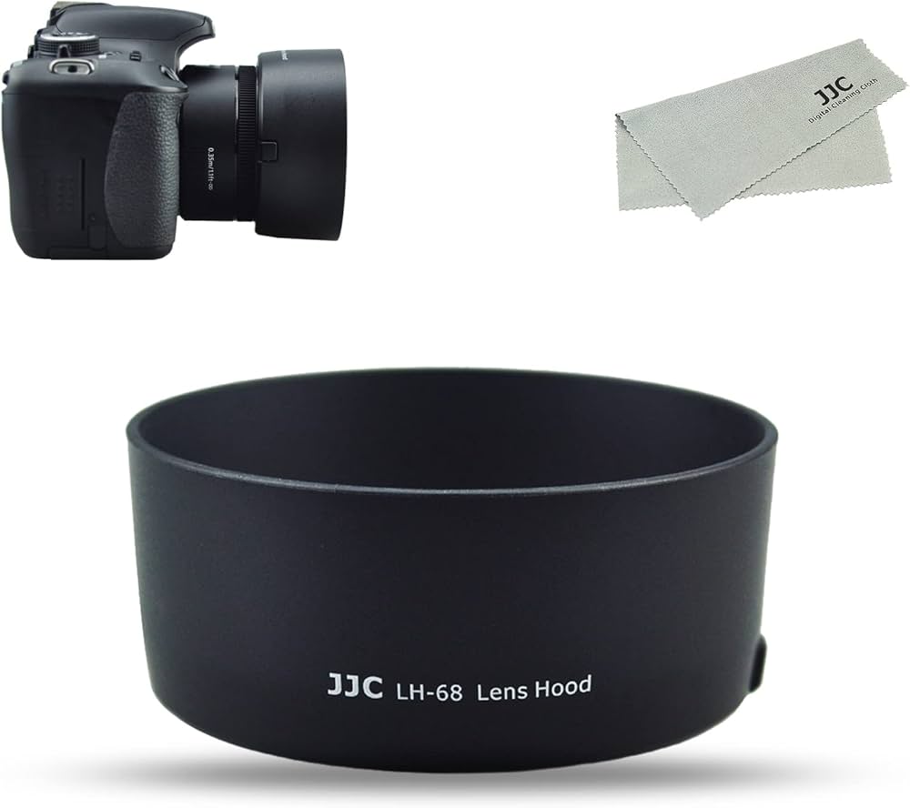 美品】Canon 50mm F1.8 単焦点レンズ レンズフード付き Amazon | JJC