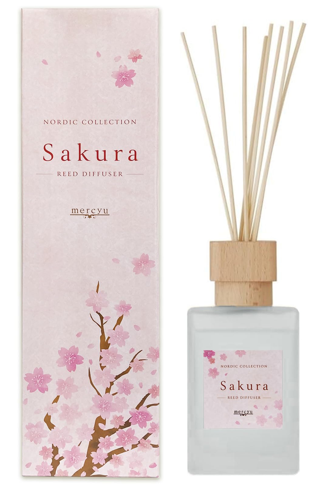 Amazon.co.jp: MERCYU リードディフューザー さくら 500ml Sakura