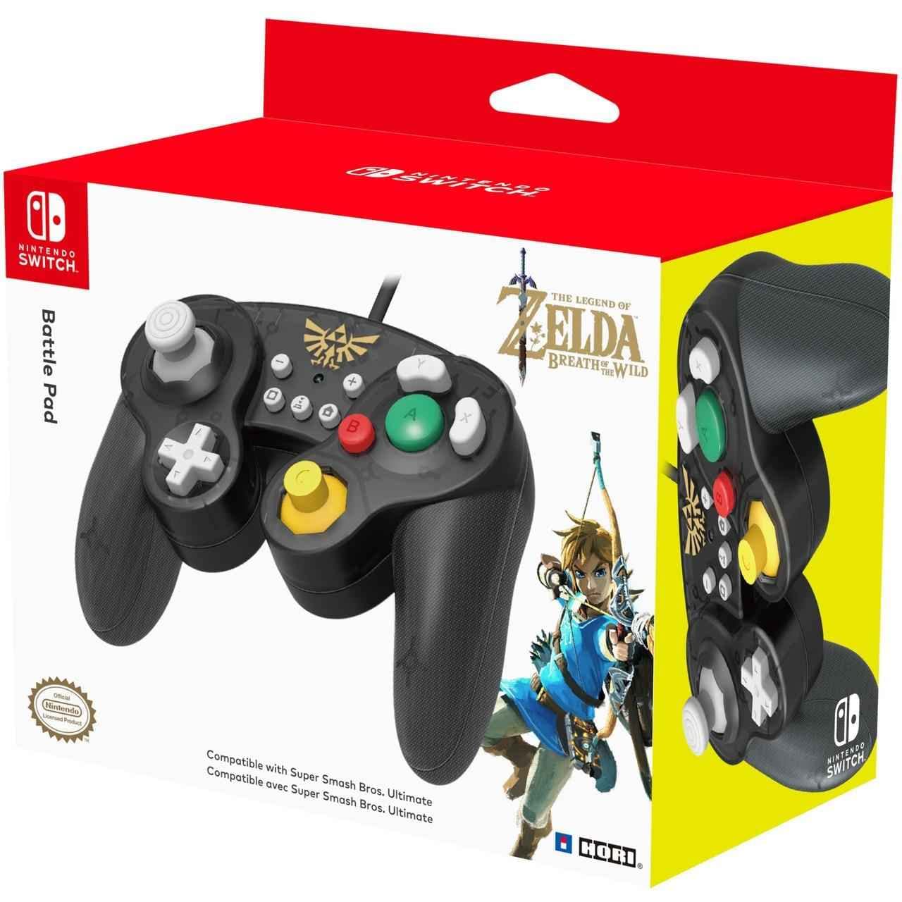 Amazon.com: HORI Nintendo Switch Battle Pad (Zelda) GameCube Style