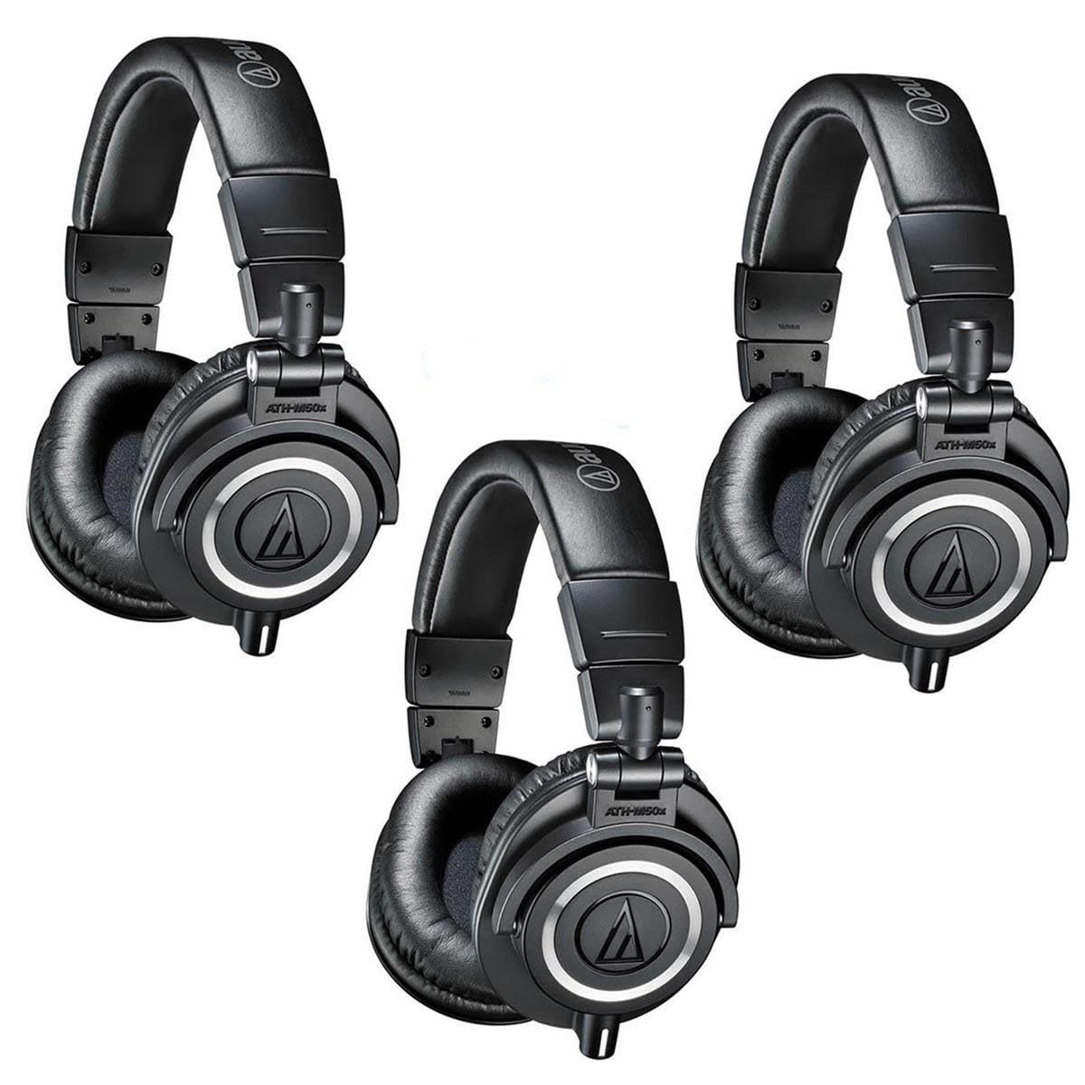Amazon.com: Audio-Technica 3 Pack ATH-M50x Professional Monitor