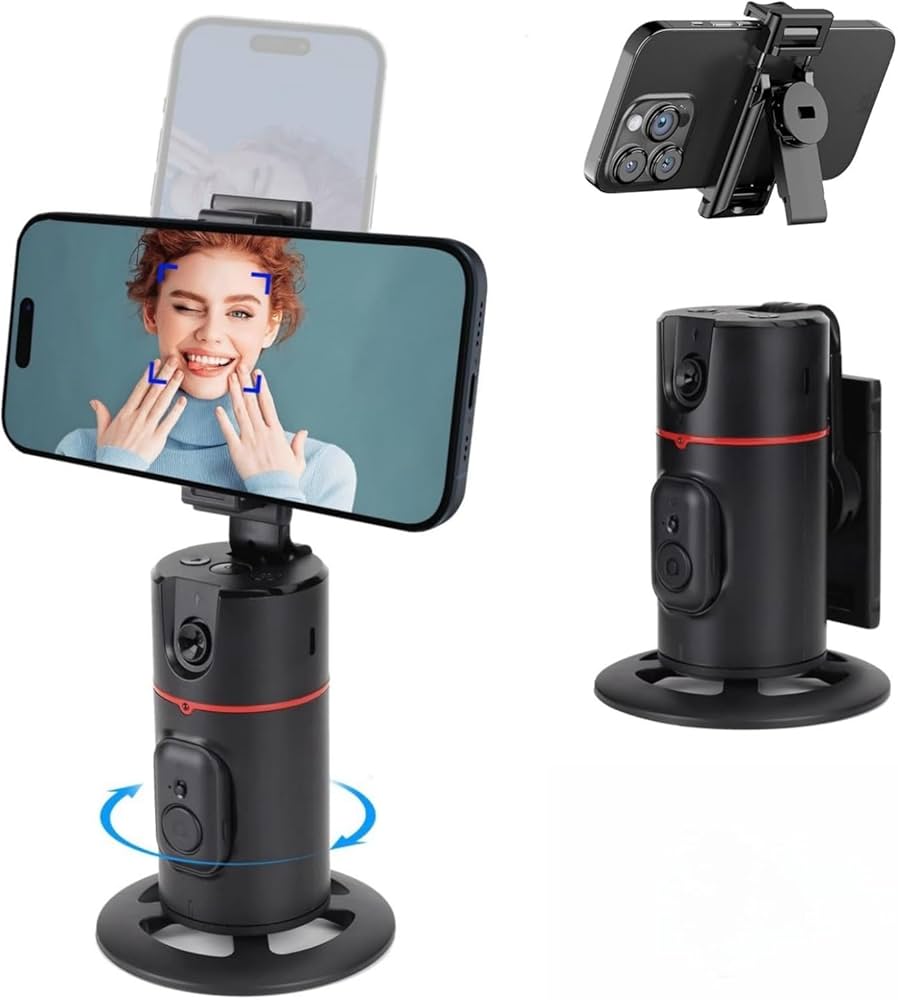 Amazon.co.jp: スマホ用ジンバル【360°顔追跡と自動回転 スマホ