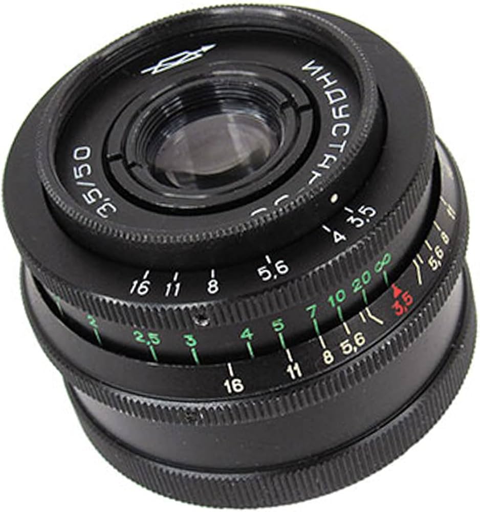 Amazon | ※オールドレンズ※INDUSTAR-50 50mm/f3.5 Lマウント ブラック