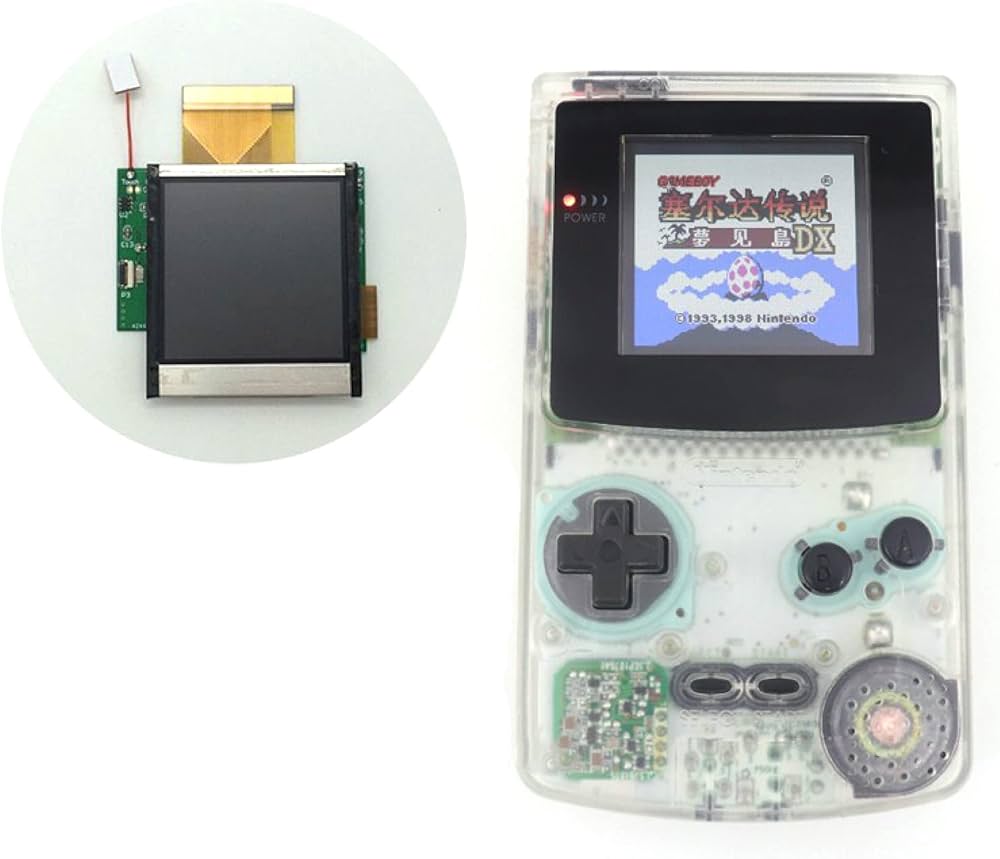 Amazon.co.jp: 任天堂用のゲームボーイ用カラーのための交換用バック