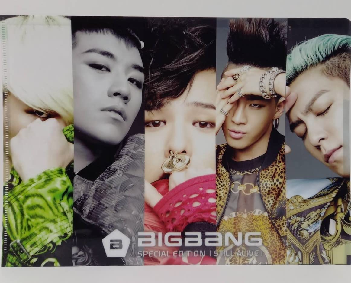 Amazon.co.jp: クリアファイルBIGBANG 5人 団体 GD TOP テヤン テソン