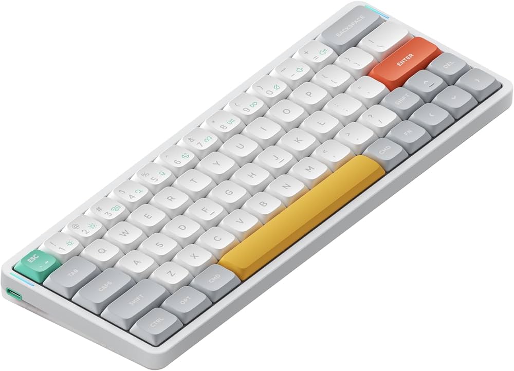 Amazon | nuphy Air60 V2 メカニカルキーボード 60%ロープロファイル