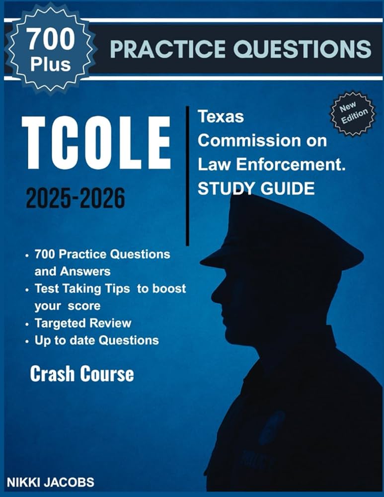 Amazon.com: TCOLE 2025-2026 Texas Commission on Law Enforcement