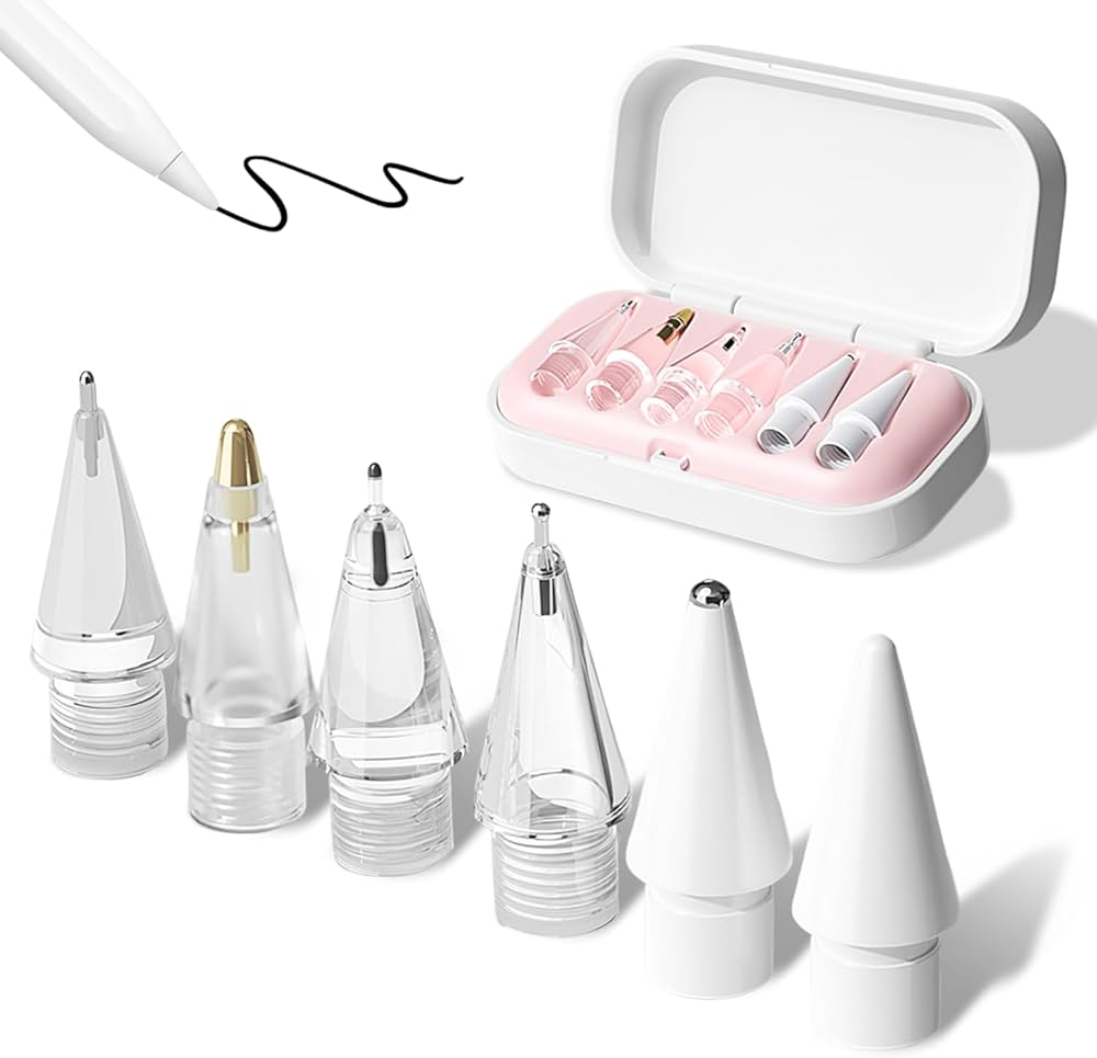 TecoKart® 6-Piece Apple Pencil Tips for Apple Pencil 2nd/1st