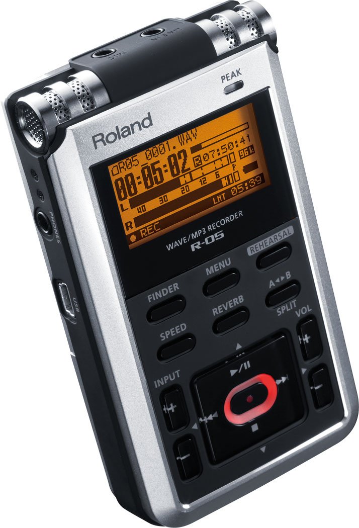 Amazon.co.jp: Roland R-05 WAVE/MP3 Portable Recorder : Musical