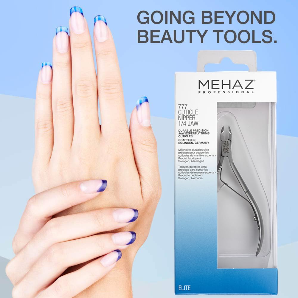 Amazon.com: Mehaz Stainless Steel Cobalt Cuticle Trimmer, Nail