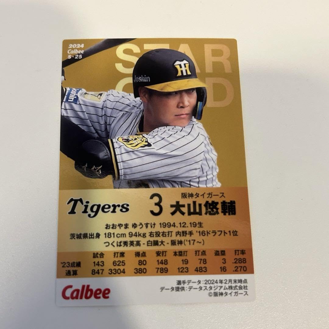 Amazon.co.jp: プロ野球チップス2024第2弾大山悠輔サインカード : おもちゃ