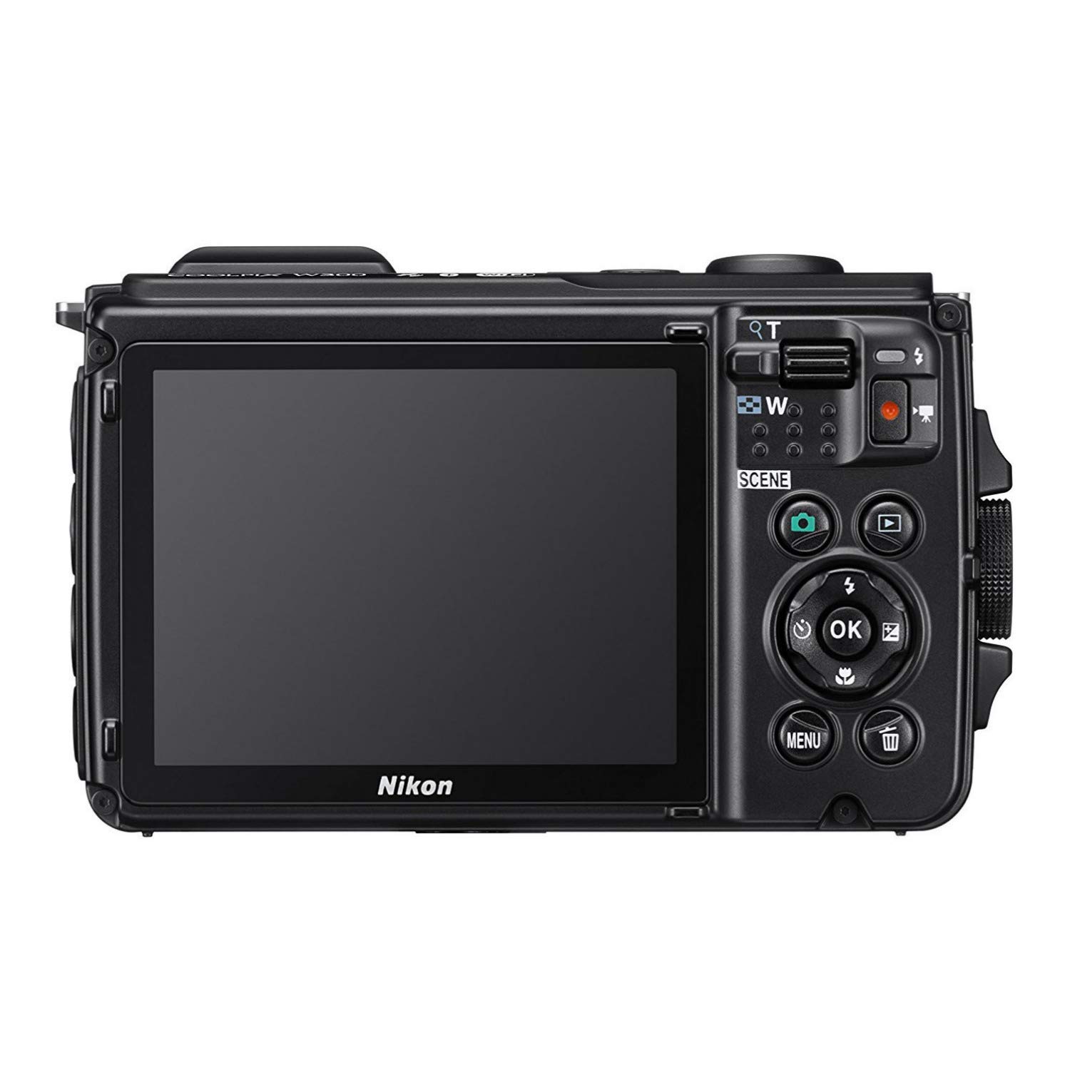 Nikon Câmera digital subaquática impermeável W300 com LCD TFT, 7,6
