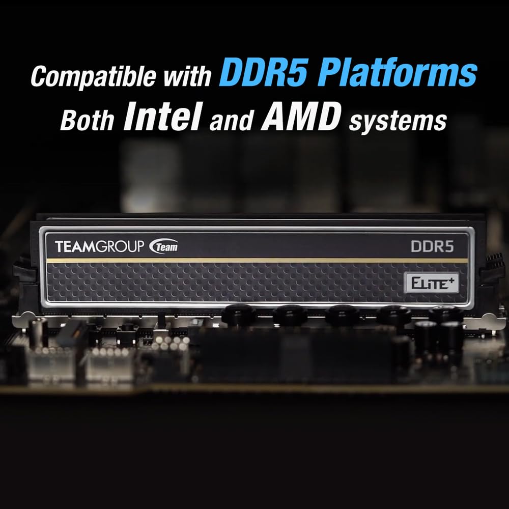 TEAMGROUP Elite Plus DDR5 16GB 6000MHz PC5-48000 CL48 Unbuffered
