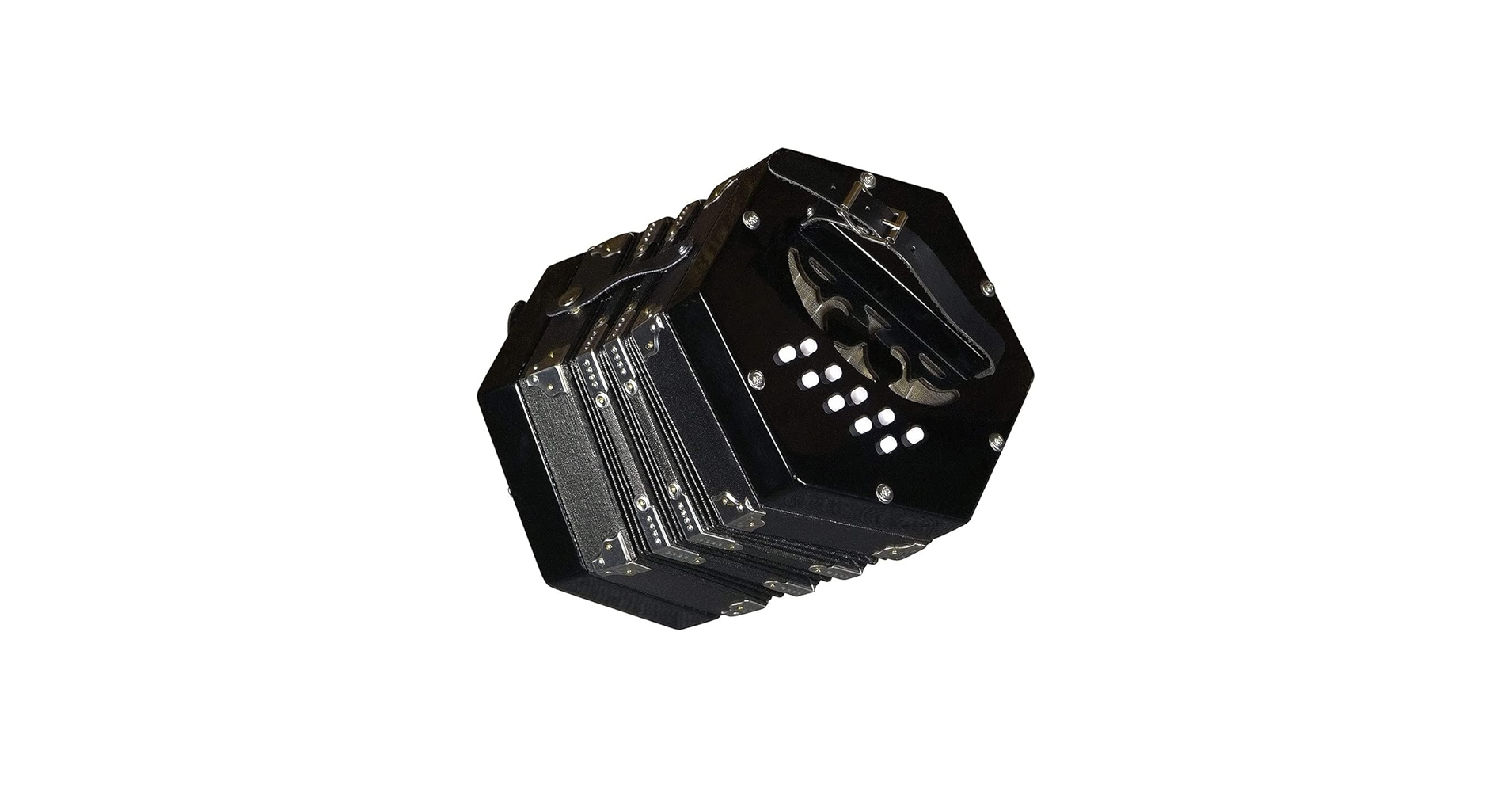 Amazon | 20ボタンコンサーティーナアコーディオン、ポータブル