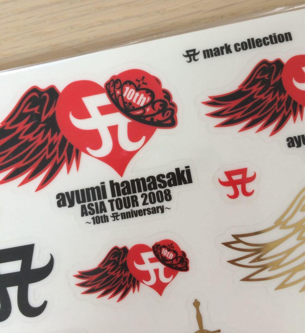 Amazon.co.jp: 浜崎あゆみ 10周年 ASIA TOUR 2008 記念ステッカー